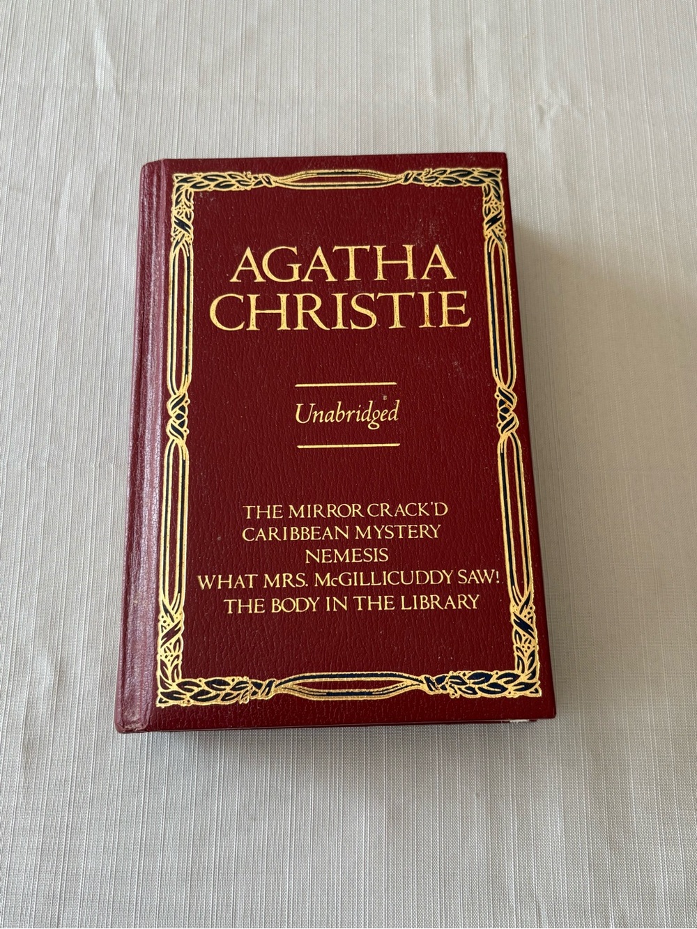 Unabridged Collection - Red Hardcover Agatha Christie